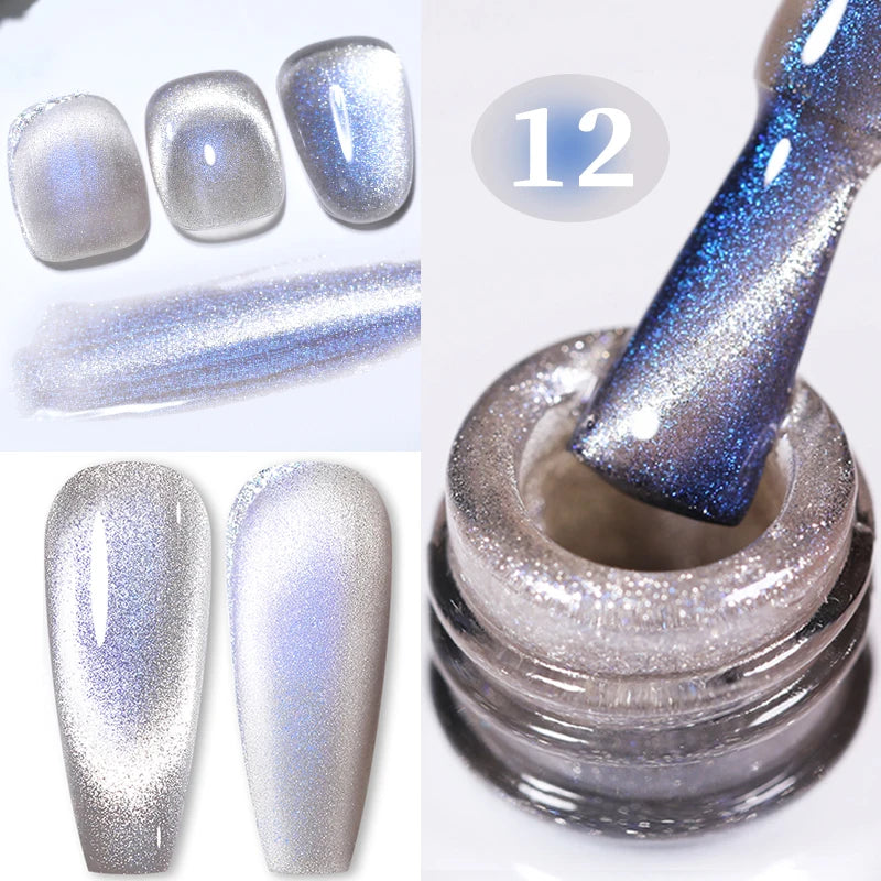 BORN PRETTY Auroras Cat Magnetic Gel Nail Polish 10ml – Semi-Permanent Jelly Glass Effect