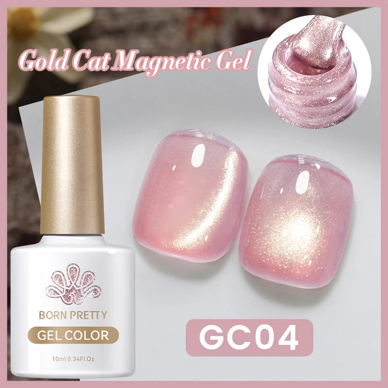 BORN PRETTY Auroras Cat Magnetic Gel Nail Polish 10ml – Semi-Permanent Jelly Glass Effect