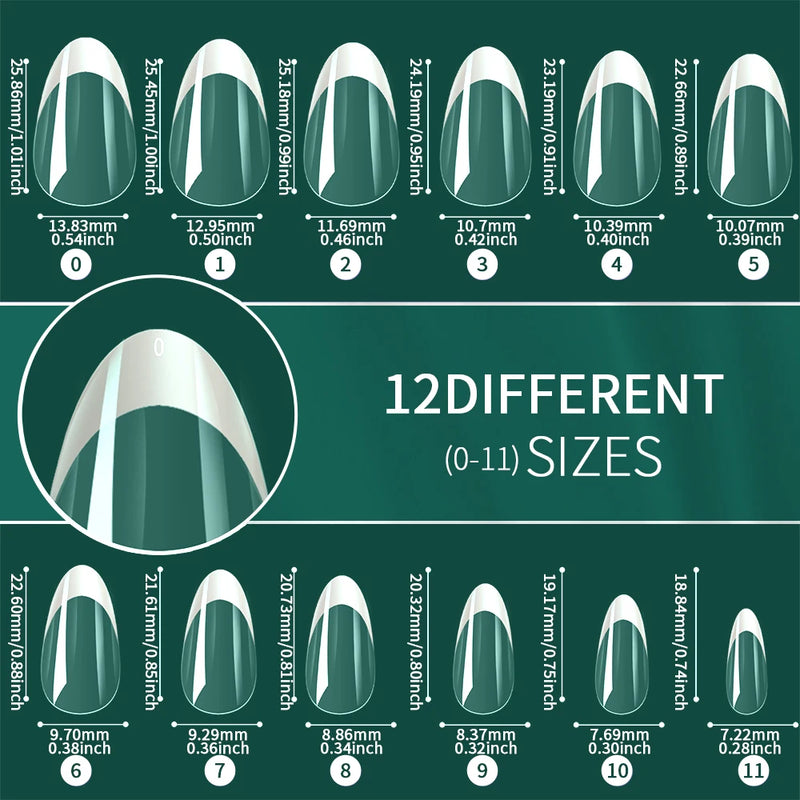 Nailpop 120pcs Soft Gel Nail Tips – Short Almond, Coffin & Square Shapes