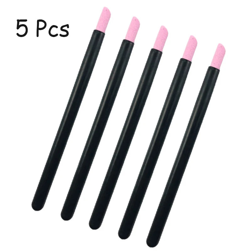 1-5PC Quartz Nail Grinding Pens – Cuticle Remover & Dead Skin Tool for Manicure & UV Gel Polish