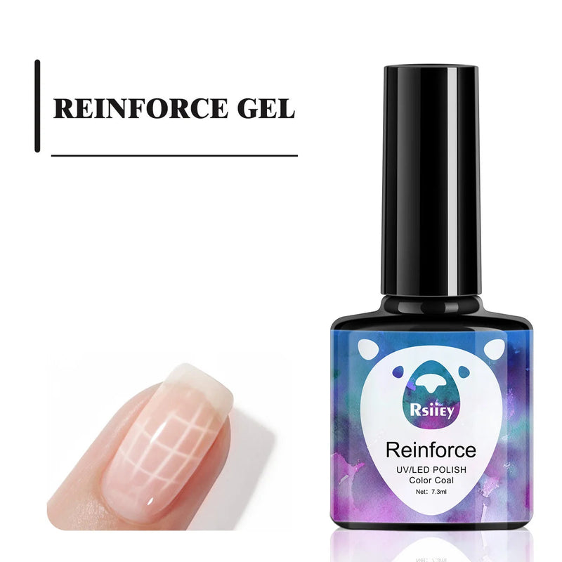 8ml Reflective Glitter Gel Nail Polish – Diamond Sparkling UV/LED Semi-Permanent Gel for Nail Art