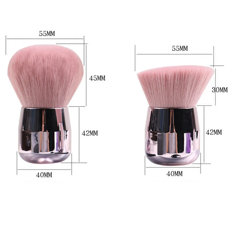 1PC Professional Nail Art Mushroom Brush – Round Paint Gel Dust Cleaning & Makeup Brush