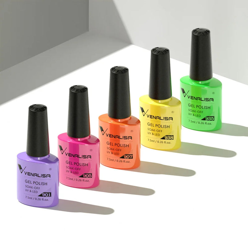 Venalisa Nail Gel Polish 60 Color High Quality Product Nail Art Soak Off Odorless Organic UV Gel