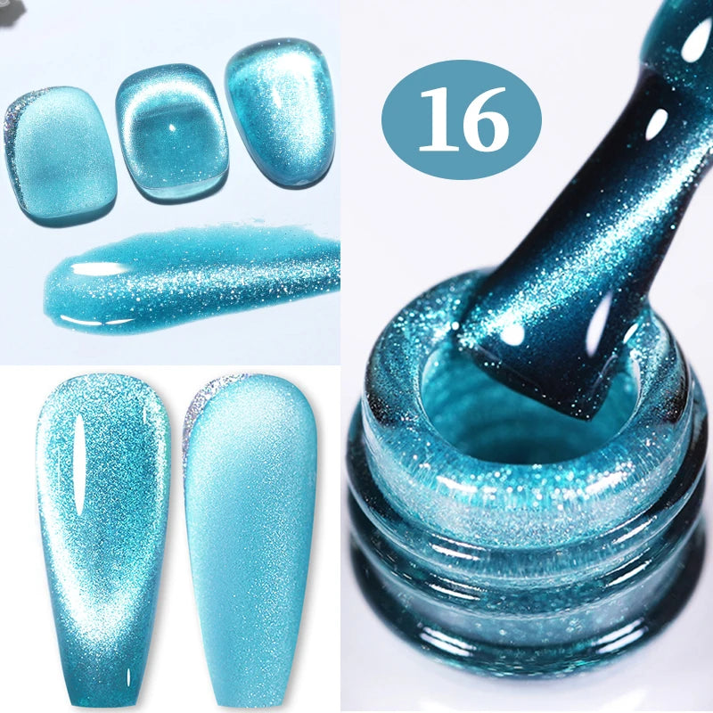BORN PRETTY Auroras Cat Magnetic Gel Nail Polish 10ml – Semi-Permanent Jelly Glass Effect