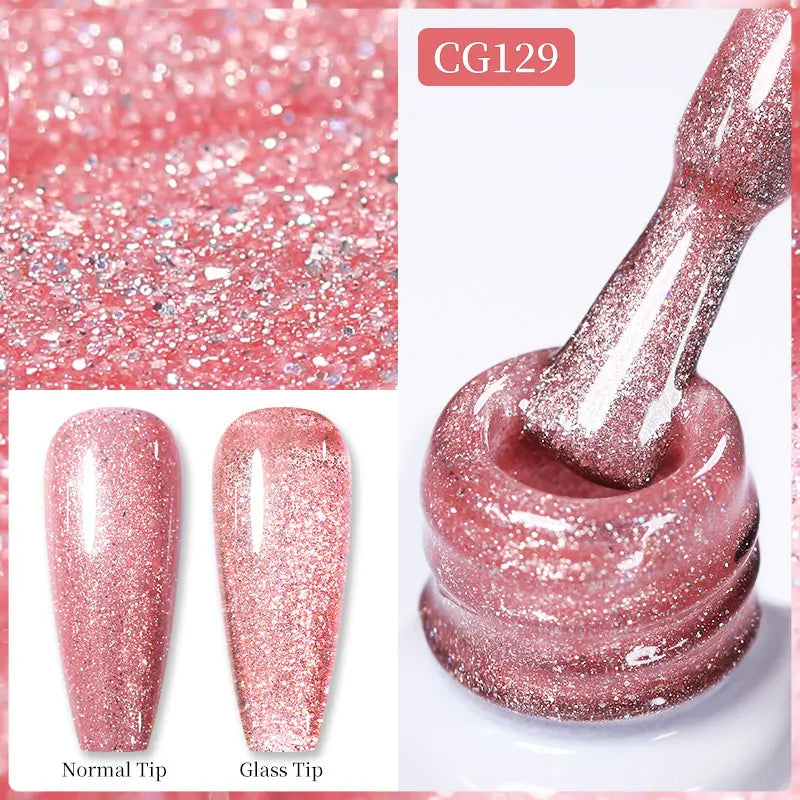 BORN PRETTY Black Jelly Nude Gel Nail Polish – 10ml 74 Colours, Semi-Permanent UV Gel Polish