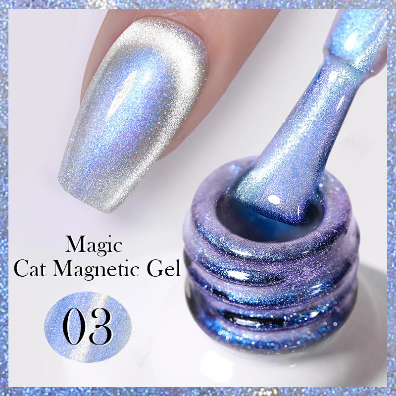 BORN PRETTY Auroras Cat Magnetic Gel Nail Polish 10ml – Semi-Permanent Jelly Glass Effect