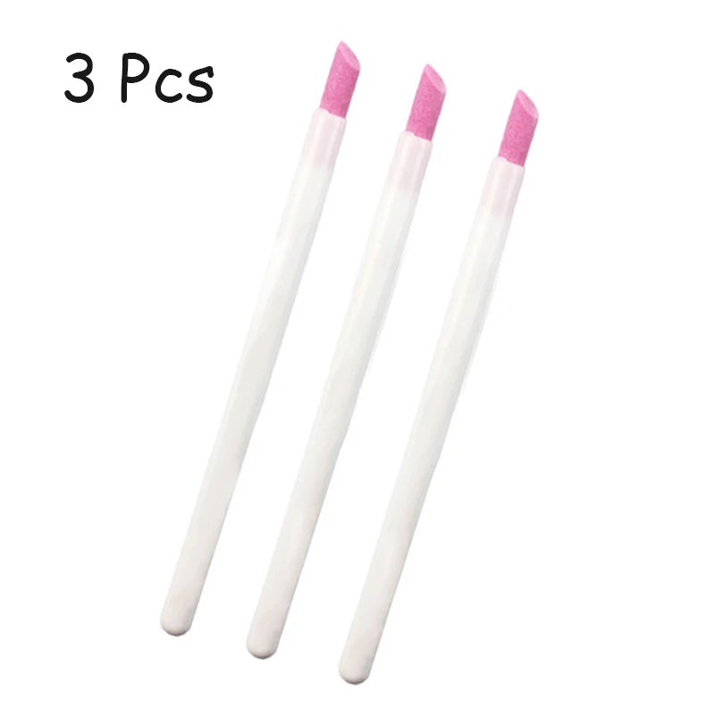 1-5PC Quartz Nail Grinding Pens – Cuticle Remover & Dead Skin Tool for Manicure & UV Gel Polish