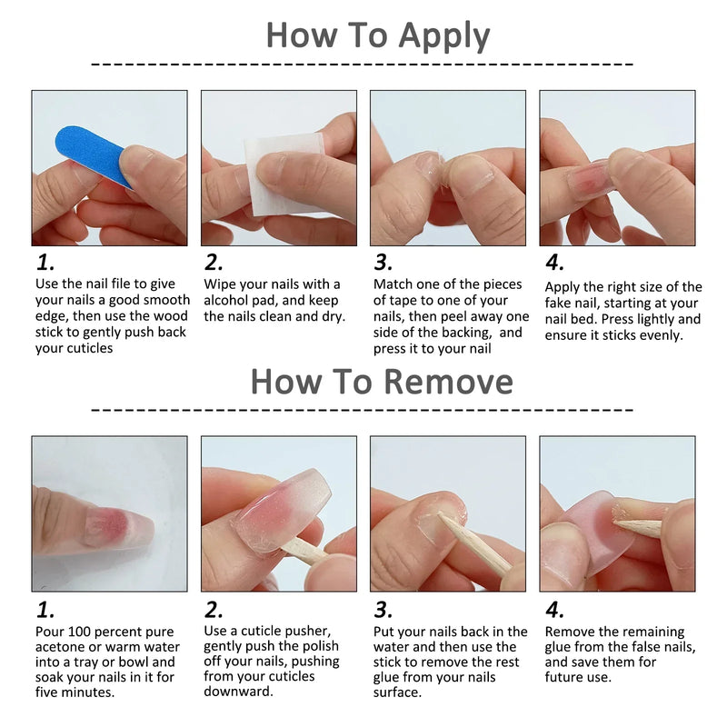 10Pcs Handmade Short Press-On Nails – Pure Colour French Round Full Cover False Nails with Glue