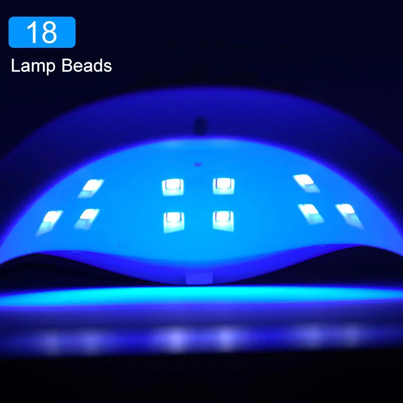 Nail Dryer Machine Portable USB Cable Home Use Nail Lamp For Drying Curing Nails Varnish 18pcs Beads