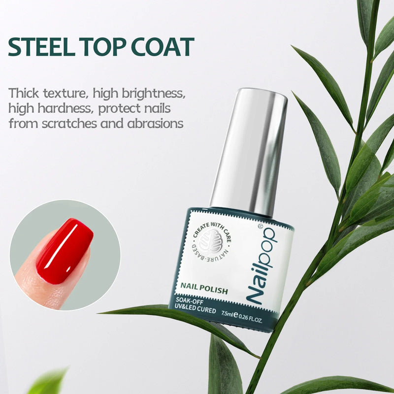 NAILPOP Gel Nail Polish Liner 8ml – 5 Colours for French Tips, Swirls & DIY Nail Art, UV Cure