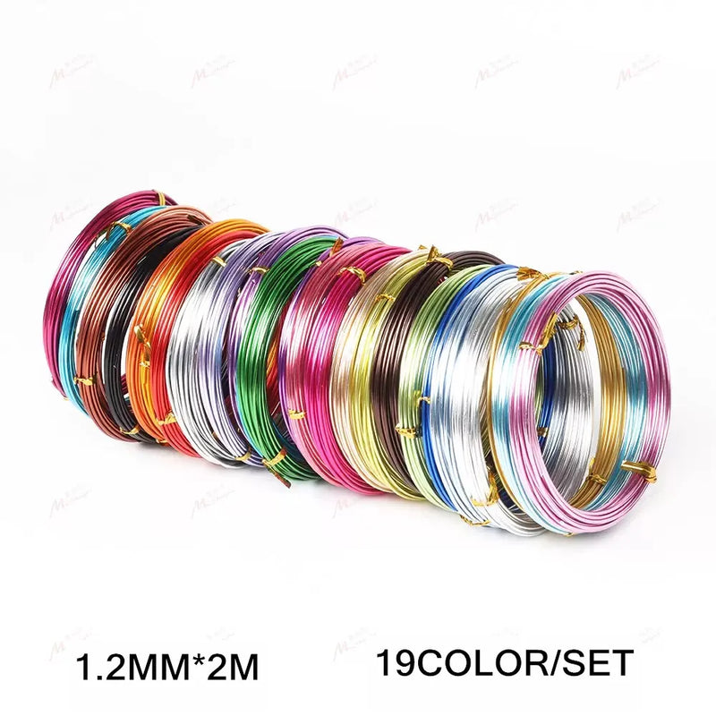 10 Rolls Metal Nail Decoration Wire – 10M Copper Spring for DIY Nail Art & Craft Accessories