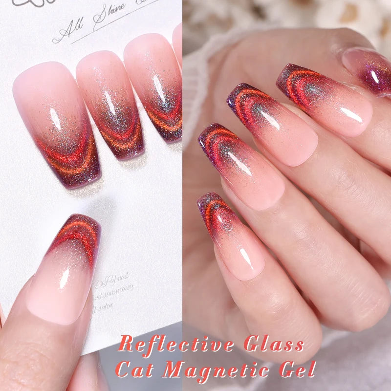 BORN PRETTY Auroras Cat Magnetic Gel Nail Polish 10ml – Semi-Permanent Jelly Glass Effect