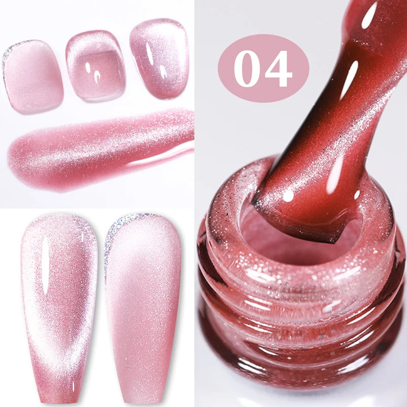 BORN PRETTY Auroras Cat Magnetic Gel Nail Polish 10ml – Semi-Permanent Jelly Glass Effect