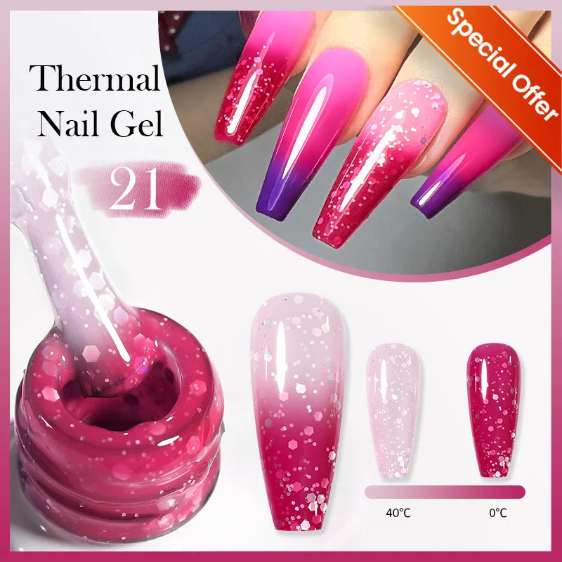 BORN PRETTY Auroras Cat Magnetic Gel Nail Polish 10ml – Semi-Permanent Jelly Glass Effect