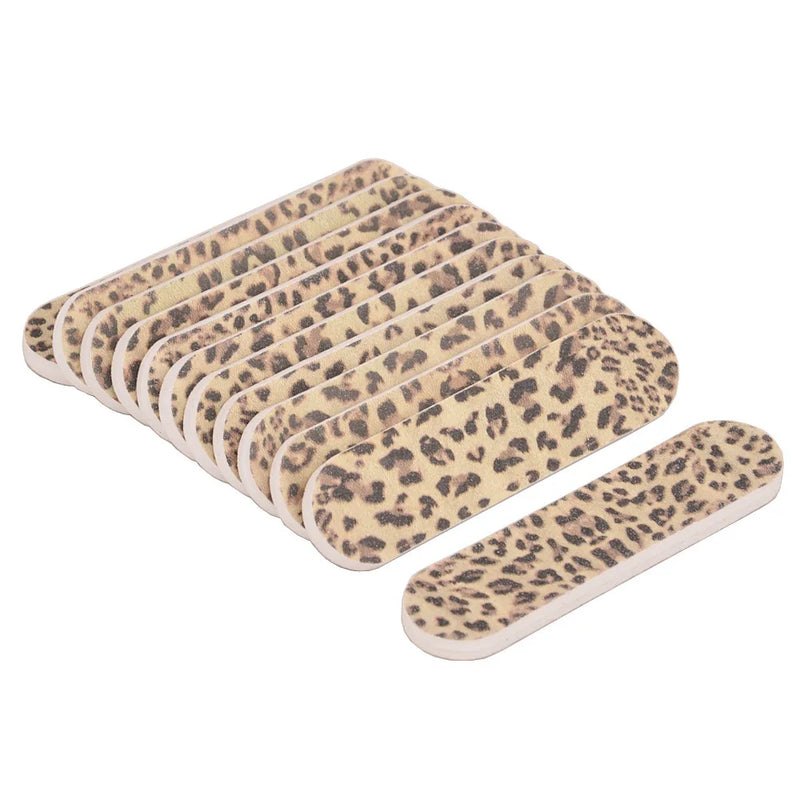 10pcs Disposable Double-Sided Nail Files – Travel-Size Emery Boards for Manicure & Pedicure