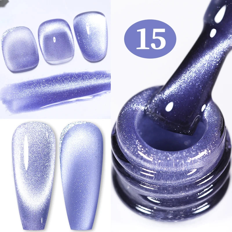 BORN PRETTY Auroras Cat Magnetic Gel Nail Polish 10ml – Semi-Permanent Jelly Glass Effect
