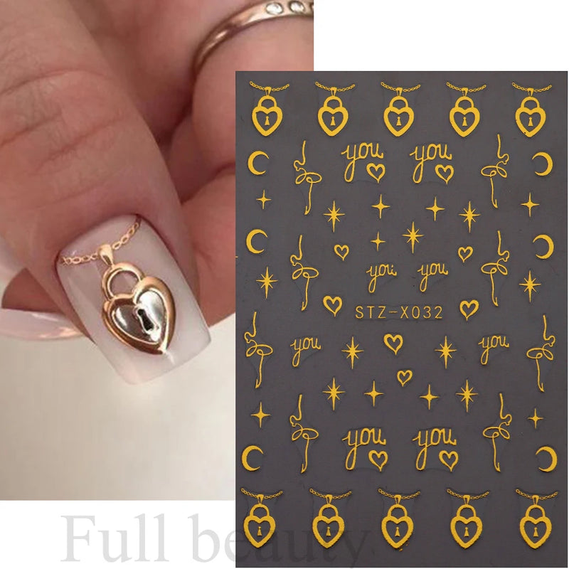 Gradient 3D Jelly Nail Stickers – Ombre Red & Pink Blush Translucent Gel Polish Wraps & More
