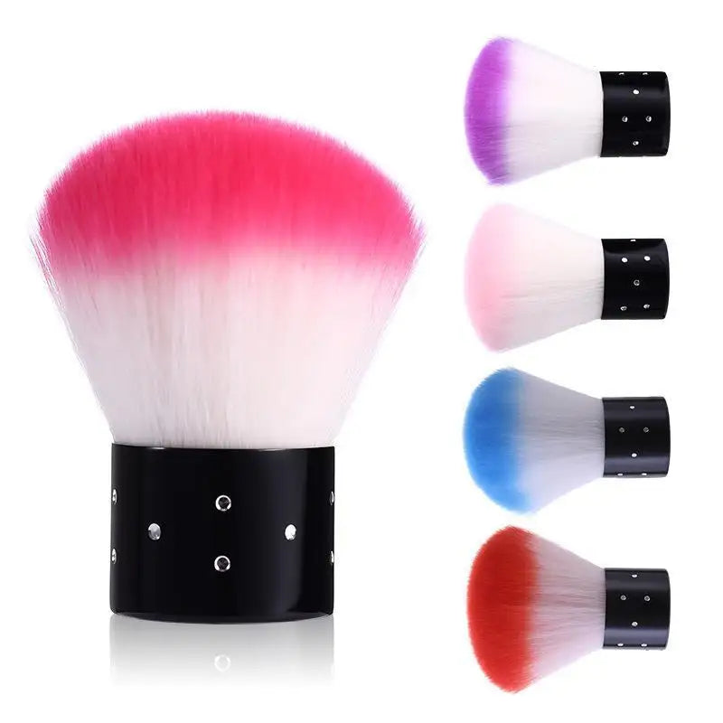 1PC Professional Nail Art Mushroom Brush – Round Paint Gel Dust Cleaning & Makeup Brush