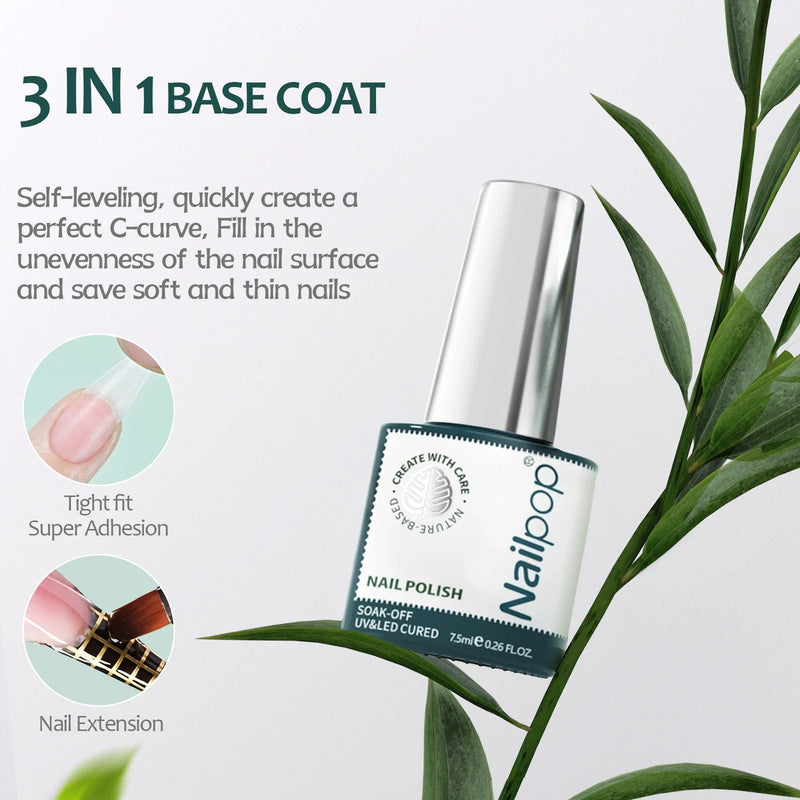 NAILPOP Gel Nail Polish Liner 8ml – 5 Colours for French Tips, Swirls & DIY Nail Art, UV Cure