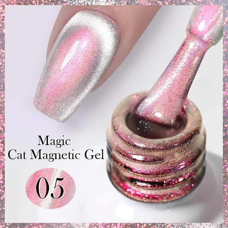 BORN PRETTY Auroras Cat Magnetic Gel Nail Polish 10ml – Semi-Permanent Jelly Glass Effect