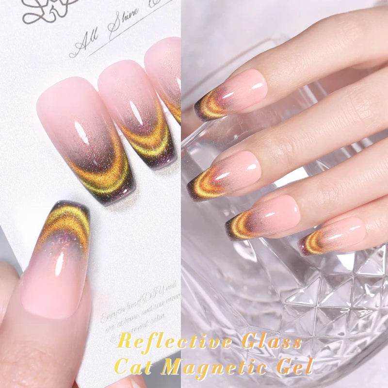 BORN PRETTY Auroras Cat Magnetic Gel Nail Polish 10ml – Semi-Permanent Jelly Glass Effect