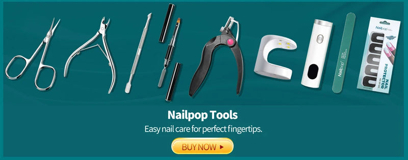 Nailpop 120pcs Soft Gel Nail Tips – Short Almond, Coffin & Square Shapes