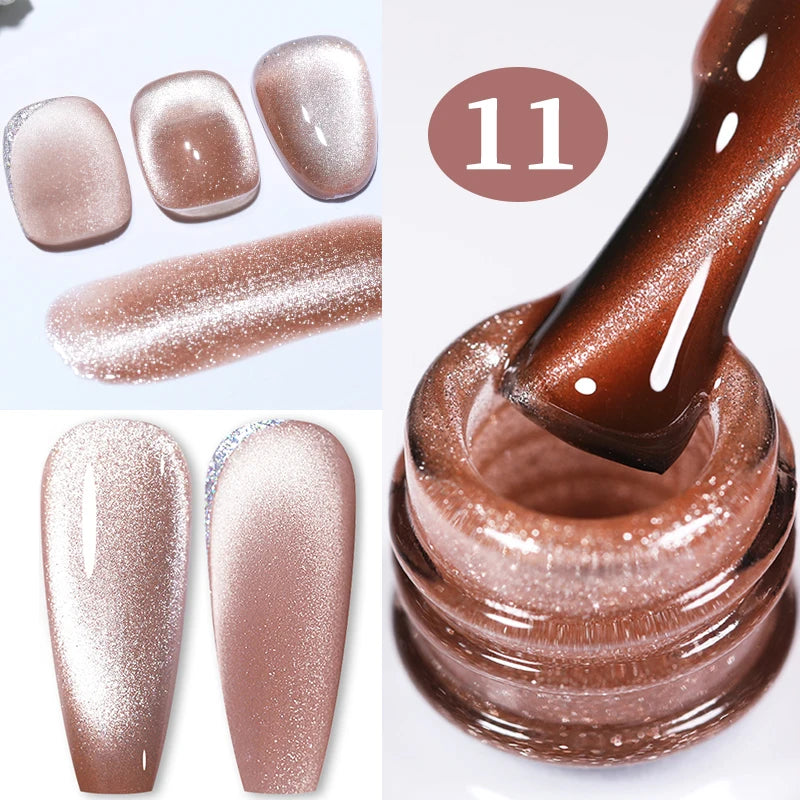 BORN PRETTY Auroras Cat Magnetic Gel Nail Polish 10ml – Semi-Permanent Jelly Glass Effect